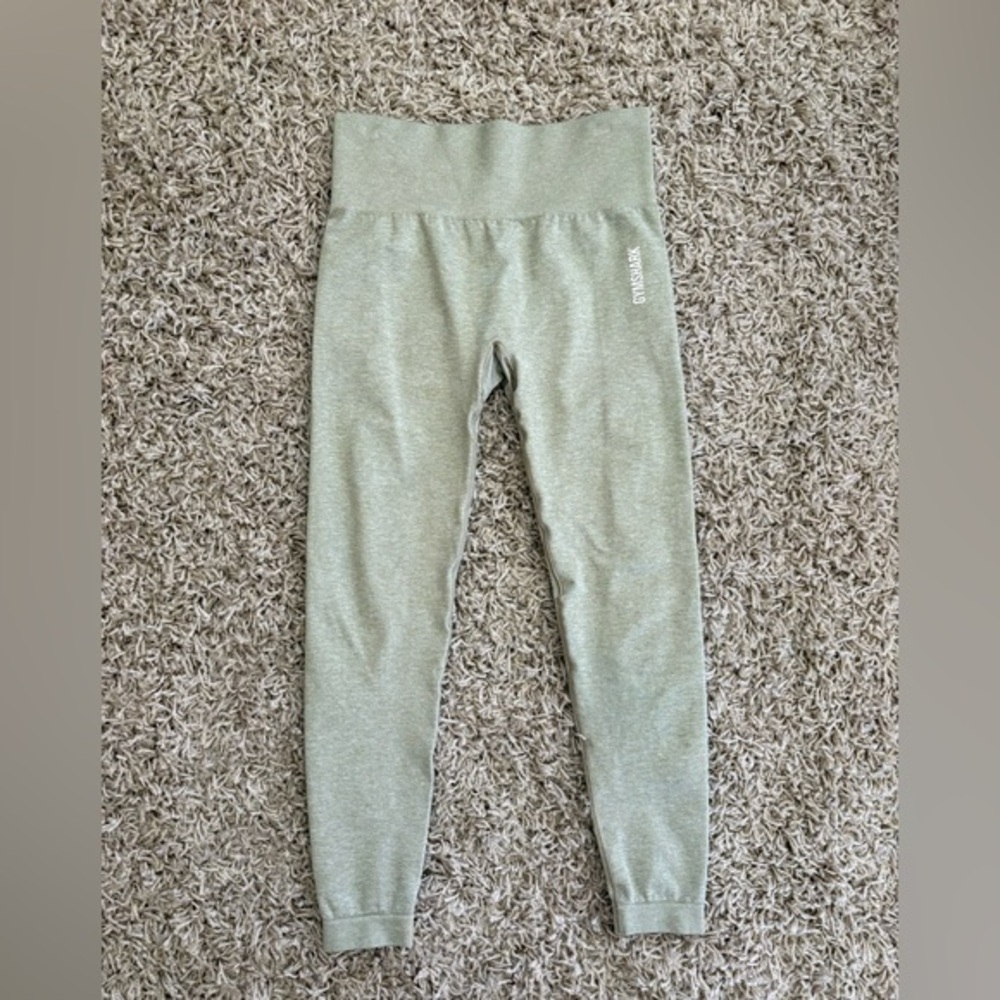 NWOT Gymshark Adapt Marl Seamless Leggings Beige Size S Tan Heathered Khaki